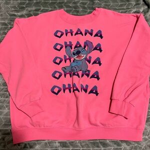 Pink Stitch Sweatshirt